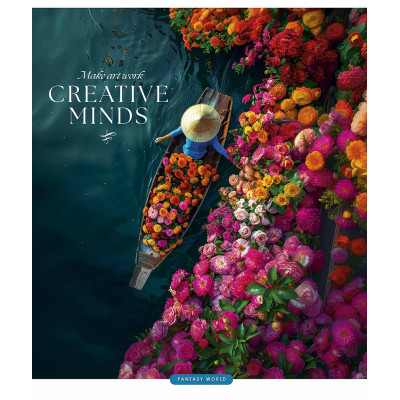 Зошит Школярик Creative minds 60 аркушів клітинка (060-3509K)