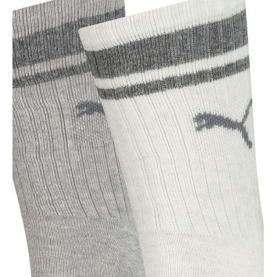 Шкарпетки Puma Crew Heritage Stripe Unisex 261058001-002 світло-сірий 43-46 (8718824801063)