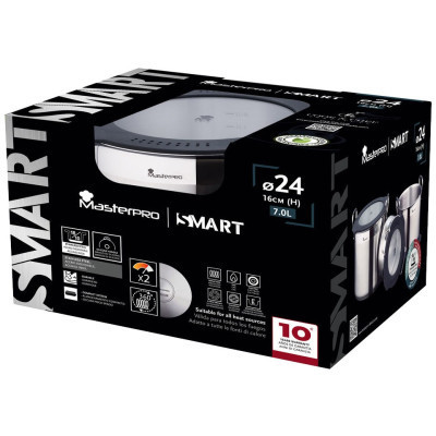 Каструля MasterPro Smart з кришкою 7.21 л (BGEU-3779)
