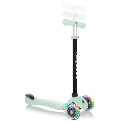 Самокат Globber GO UP SPORTY пастельно-зелений з підсвічуванням (452-206-3)