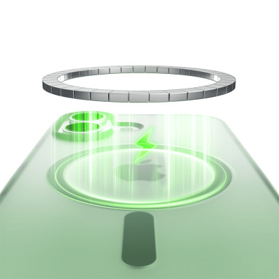 Чохол до мобільного телефона Belkin Magnetic Protective Grip iPhone 17 Sage (MSA034HQSE)