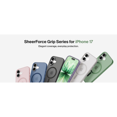 Чохол до мобільного телефона Belkin Magnetic Protective Grip iPhone 17 Sage (MSA034HQSE)