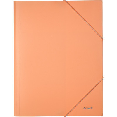 Папка на резинках Axent A4 430 мкм Pastelini peach (1504-42-A)