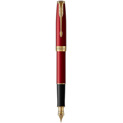 Ручка пір&#039;яна Parker SONNET 17 Intense Red GT  FP F (86 215)