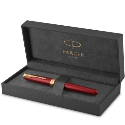 Ручка пір&#039;яна Parker SONNET 17 Intense Red GT  FP F (86 215)
