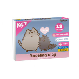 Пластилін Yes Pusheen 18 кольорів 360 г (540695)