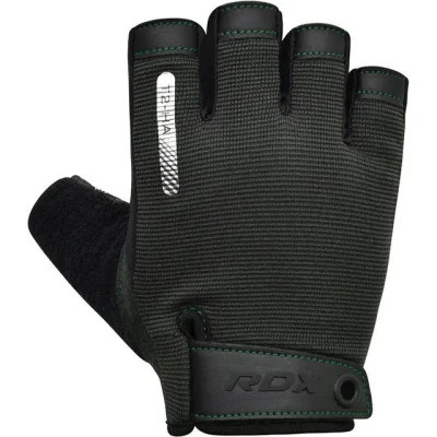 Рукавички для фітнесу RDX T2 Half Army Green XL (WGA-T2HA-XL)