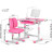 Парта зі стільцем Evo-kids BD-23 PN