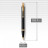 Ручка кулькова Parker IM 17 UKRAINE Black GT BP Тризуб із колосків (22032_T059y)