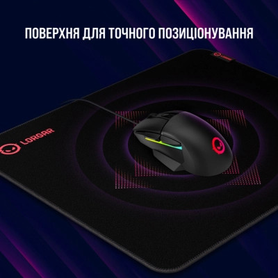 Килимок для мишки Lorgar Main 323 Black/Red (LRG-GMP323)
