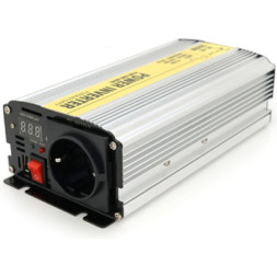 Автомобільний інвертор 12V/220V 500W чиста синусоїда, 1xShuko, 1xUSB Ritar (RSC-500)