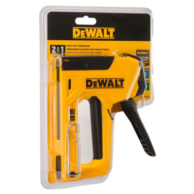 Степлер будівельний DeWALT Heavy Duty для скоб типу &quot;G&quot; 6-14мм, цвяхів типу &quot;J&quot; 12, 15мм. (DWHTTR350-0)
