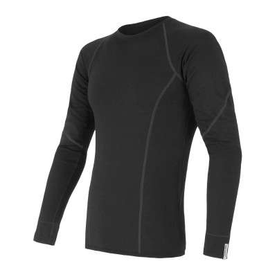 Термокофта Sensor Merino Active LS black 11109033 XXXL (SM11MA-black-XXXL)