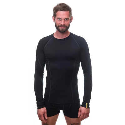 Термокофта Sensor Merino Active LS black 11109033 XXXL (SM11MA-black-XXXL)