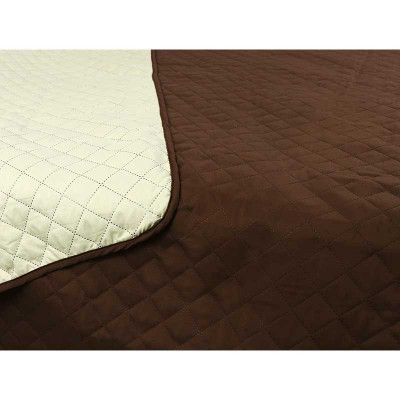 Покривало Руно Двостороннє Барселона шоколадно-молочне 150х212 см (360.52У_Барселона)