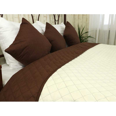 Покривало Руно Двостороннє Барселона шоколадно-молочне 150х212 см (360.52У_Барселона)