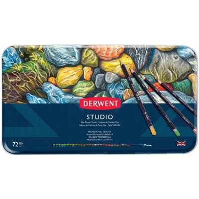 Олівці кольорові Derwent Studio, 72 кольорів (5010255713520)