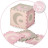 Дитячий килимок MoMi пазл Nebe 90 х 90 cм Pink (AKCE00030)