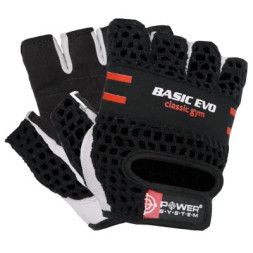 Рукавички для фітнесу Power System PS-2100 Basic EVO Black/Red Line XXL (PS_2100E_XXL_Black/Red)