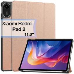 Чохол до планшета BeCover Smart Xiaomi Redmi Pad 2 11.0&quot; Rose Gold (713645)
