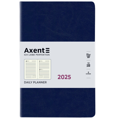 Тижневик Axent датований 2025 Partner City Soft 145х210 мм, синій (8821-25-02-A)