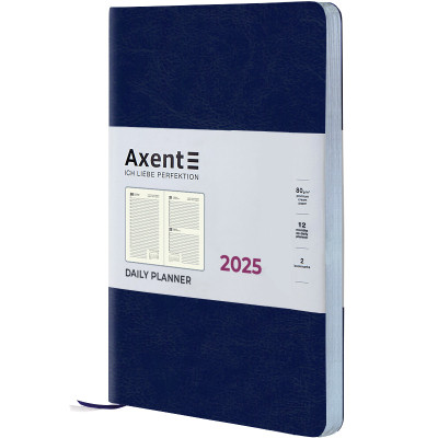 Тижневик Axent датований 2025 Partner City Soft 145х210 мм, синій (8821-25-02-A)