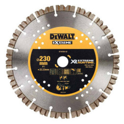 Круг відрізний DeWALT алмазний граніт/цегла/піноблок, 230х2.6х22.23 мм (DT40260)