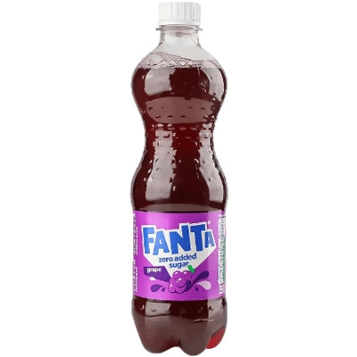 Напій Fanta Zero Sugar Безалкогольний сильногазований соковмісний Виноград 500 мл (5449000265197)