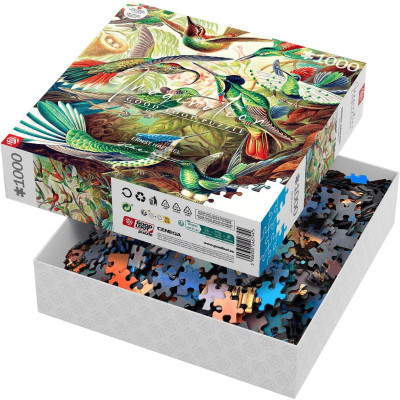 Пазл GoodLoot Imagination: Ernst Haeckel Hummingbirds/Kolibry 1000 елементів (5908305246794)