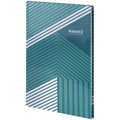 Книга записна Axent Lines А4, 96 аркушів, клітинка, зелена (8422-582-A)