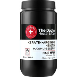 Маска для волосся The Doctor Health &amp; Care Keratin + Arginine + Biotin Maximum Energy 946 мл (8588006041644)