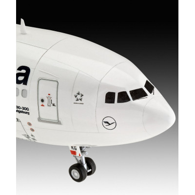 Збірна модель Revell Літак Airbus A330-300 Lufthansa рівень 4 масштаб 1:144 (RVL-03816)