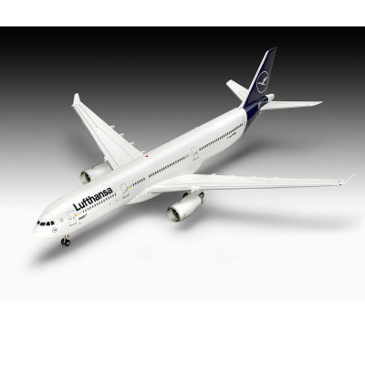 Збірна модель Revell Літак Airbus A330-300 Lufthansa рівень 4 масштаб 1:144 (RVL-03816)