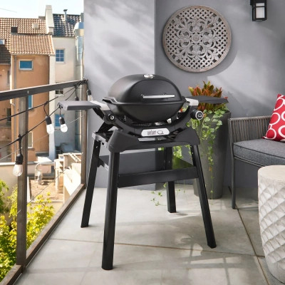 Гриль-барбекю Weber Q1200N з підставкою Black (1501085)