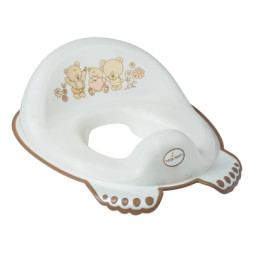 Накладка на унітаз Tega Baby Teddy Bea антиковзка, white pearl (MS-016-118)