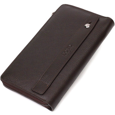 Сумка Bond Accessories З одним відділенням з натуральної шкіри Коричнева (22032)