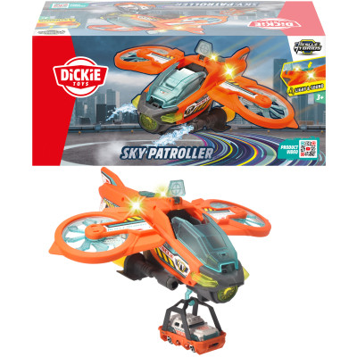Ігровий набір Dickie Toys Гібрид-рятувальник Повітряний патруль зі звуковими та світловими ефектами 1 машинка (3794000)