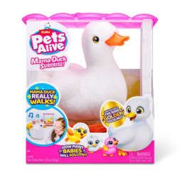 Інтерактивна іграшка Pets &amp; Robo Alive Pets Alive S1 – Мама качечка з сюрпризом (9548)