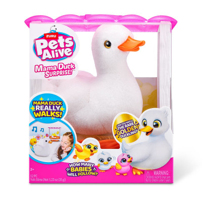 Інтерактивна іграшка Pets &amp; Robo Alive Pets Alive S1 – Мама качечка з сюрпризом (9548)