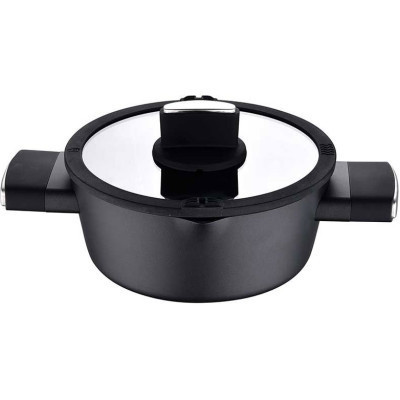 Каструля Bergner Ion Plus з кришкою 3.5 л (BG-35911-BK)