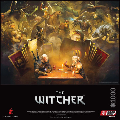 Пазл GoodLoot The Witcher Playing Gwent 1000 ел. (5908305249634)