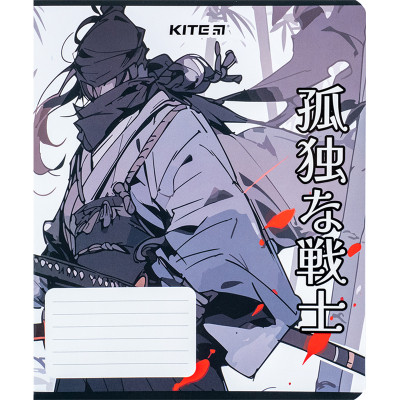 Зошит Kite Anime 18 аркушів, лінія (K24-237)