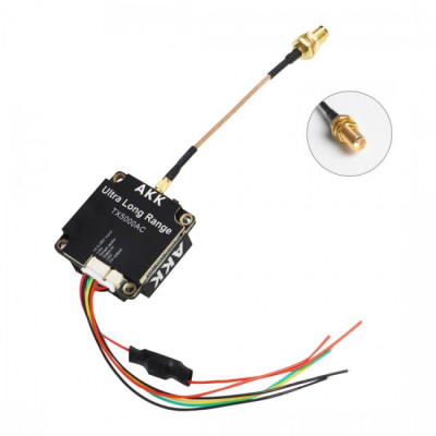 Відеопередавач (VTX) AKK Ultra Long Range 5W 4.9G-6G 96CH (TX5000AC)