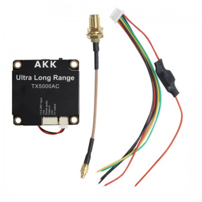 Відеопередавач (VTX) AKK Ultra Long Range 5W 4.9G-6G 96CH (TX5000AC)