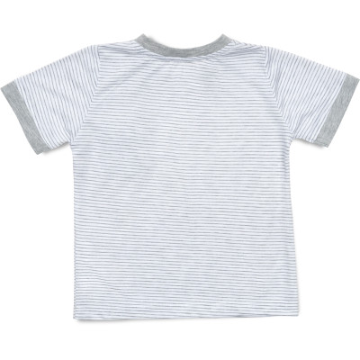 Футболка дитяча Breeze в смужку (12728-92B-gray)