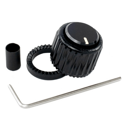 Ручка для потенціометра D&#039;Addario Loknob Large Black Plastic Knob (PW-LNL-01B)