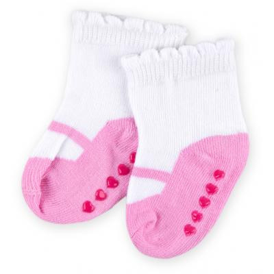 Шкарпетки дитячі Luvable Friends 3 пари неслизькі, для дівчаток (23117.0-6 F)