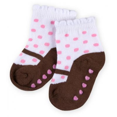 Шкарпетки дитячі Luvable Friends 3 пари неслизькі, для дівчаток (23117.0-6 F)