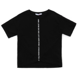 Футболка дитяча Blueland базова (3725-140G-black)