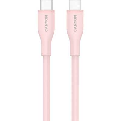 Дата кабель USB-C to USB-C 1.0m CC60SC10 60W Silicon Pink Sand Canyon (CNS-CC60SC10PS)